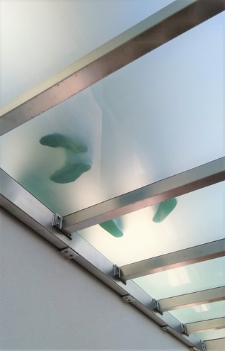 Stairs, walk-in glass